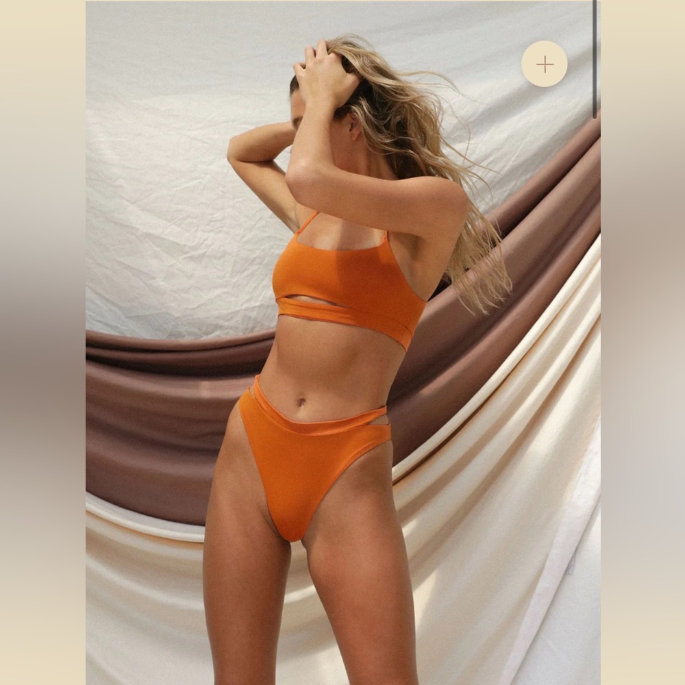 TOAST SWIM: Cut Out Bikini Top (bottoms sold separately)